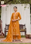 Sargun Edition 8 By Alok Viscose Maslin Jacquard Dress Material